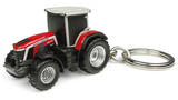 Massey Ferguson 8S.265 Xtra Keyring, Roughly TT 1:120 Scale - Roads And Rails