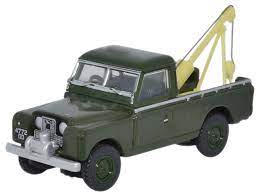 Oxford Diecast 1:76 Land Rover Series II Tow Truck Bronze Green76LAN2009 - Roads And Rails