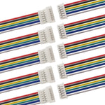 5x Micro Plugs And Sockets (6 Pin) - Roads And Rails