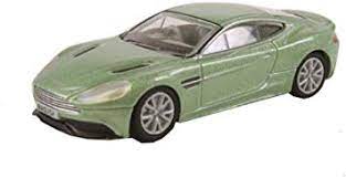 Oxford Diecast 1:76 Aston Martin Vanquish Appletree Green 76AMV001 - Roads And Rails