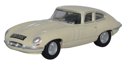 Oxford Diecast 1:76 Jaguar E Type White 76ETYP004 - Roads And Rails
