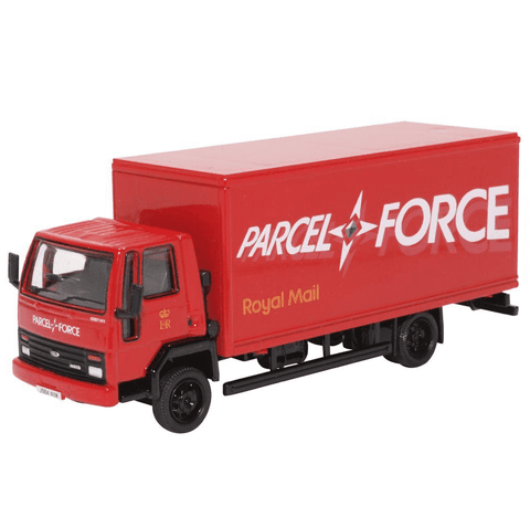 Oxford Diecast 1:76 Ford Cargo Box Van Parcelforce 76FCG005 - Roads And Rails