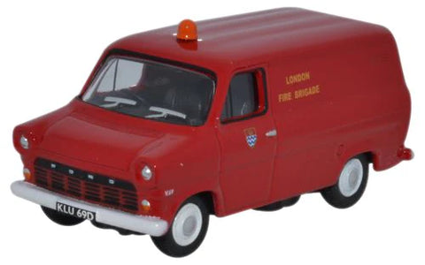 Oxford Diecast 1:76 Ford Transit Van Mk1 London Fire Brigade 76FT1003 - Roads And Rails