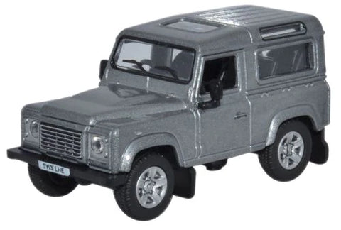 Oxford Diecast 1:76 Land Rover Defender 90 Orkney Grey 76LRDF003 - Roads And Rails