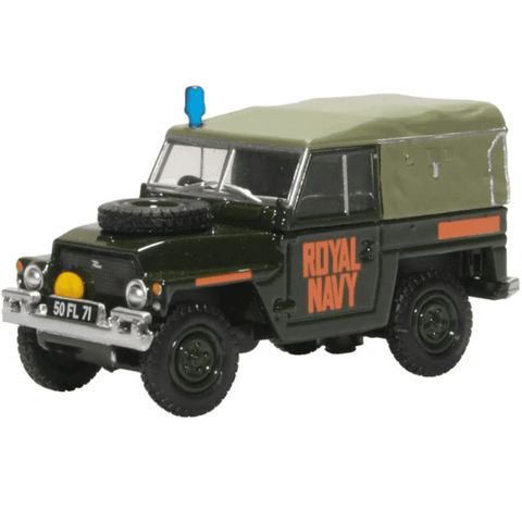 Oxford Diecast 1:76 Army Land Rover 1/2 Ton Lightweight Royal Navy 76LRL009 - Roads And Rails