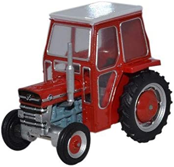 Oxford Diecast 1:76 Massey Ferguson 135 Tractor Red 76MF001 - Roads And Rails
