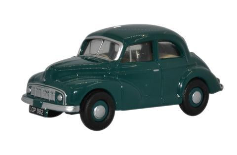 Oxford Diecast 1:76 Morris Minor Saloon Romain Green 76MMS001 - Roads And Rails