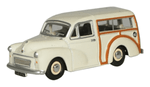 Oxford Diecast 1:76 Morris Minor Traveller Old English White 76MMT001 - Roads And Rails