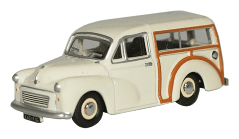 Oxford Diecast 1:76 Morris Minor Traveller Old English White 76MMT001 - Roads And Rails