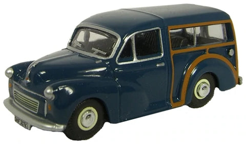 Oxford Diecast 1:76 Morris Minor Traveller Trafalger Blue 76MMT002 - Roads And Rails