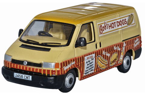 Oxford Diecast 1:76 VW T4 Van Bobs Hot Dogs 76T4007 - Roads And Rails