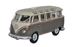 Oxford Diecast 1:76 VW T1 Camper Van Mouse Grey/Pearl White 76VWS009 - Roads And Rails