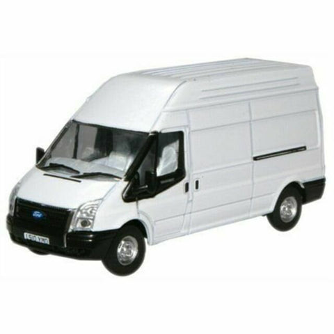 Oxford Diecast 1:76 Mk5 LWB High Roof Ford Transit Van White 76FT006 - Roads And Rails