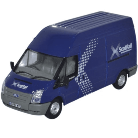 Oxford Diecast Scotrail Ford Transit LWB High Roof Van 76FT028 - Roads And Rails