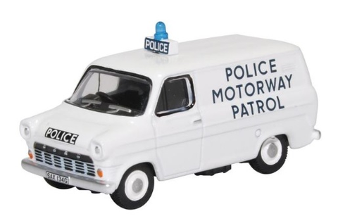 Oxford Diecast 1:76 Ford Transit Van Mk1 Police Motorway Patrol 76FT1007 - Roads And Rails