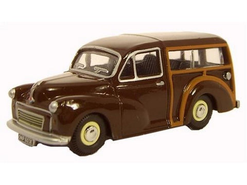 Oxford Diecast 1:76 Morris Minor Traveller Maroon 76MMT003 - Roads And Rails