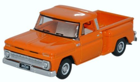 Oxford Diecast 1:87 Chevrolet Stepside Pickup 1965 Orange 87CP65002 - Roads And Rails