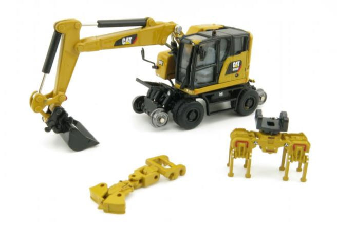 Diecast Masters - Pelle Sur Chenilles Caterpillar 336 Next Gen à L'échelle 1:87 (H0) - Modèle Détaillé En Métal, Nombreuses Pièces Mobiles - Boîte Métal Incluse - 9