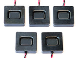 Five 25x25x7mm Megabass DCC Sound Speakers (4 ohm) - Roads And Rails