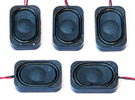 Five 20x30x6mm Bass Enhanced DCC Sound Speakers (8 ohm) - Roads And Rails