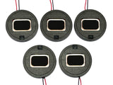 Five 27mm Round Bass Enhanced DCC Sound Speakers (4 ohm) - Roads And Rails
