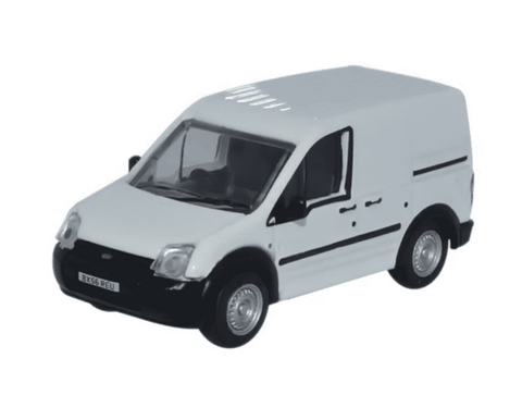 Oxford Diecast Ford Transit Connect Van White 76FTC005 - Roads And Rails