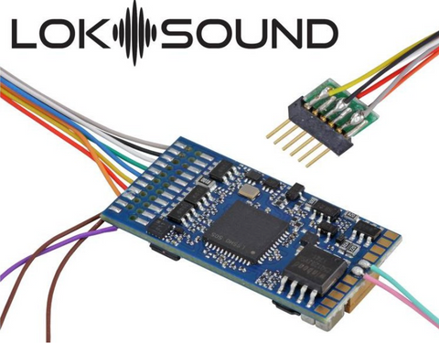 Blank Loksound 5 Sound Decoder 6 Pin 58416 - Roads And Rails