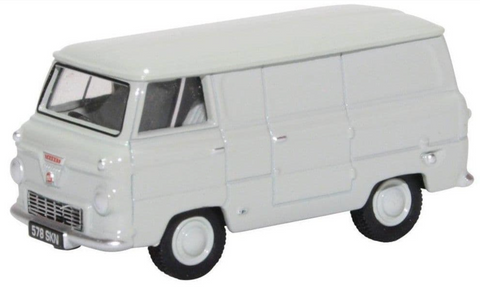 Oxford Diecast 1:76 Ford 400E Van Cargo Grey 76FDE010 - Roads And Rails