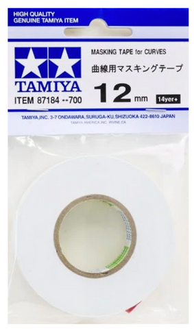 Tamiya Masking Tape For Curves 12mm - Roads And Rails