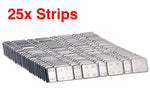 25 Strips Of Model Railway Weights - Roads And Rails