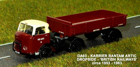 B-T Models Karrier Bantam Dropside 'British Railways' Circa 1953-63 DA83 - Roads And Rails