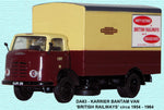 B-T Models Karrier Bantam Van 'British Railways' Circa 1954-64 DA63 - Roads And Rails