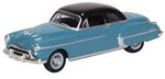 Oxford Diecast 1:87 Oldsmobile Rocket 88 Coupe 1950 Crest Blue 87OR50002 - Roads And Rails