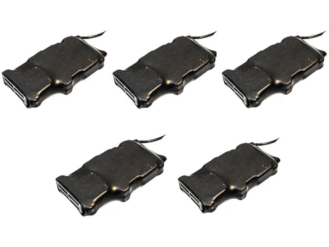 Five 35x20x7mm Double iPhone Speakers For DCC Sound (4 ohm) - Roads And Rails