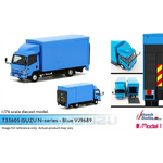 Model 1 1:76 Isuzu N Series Blue Lorry With Tail Lift T33605 - Roads And Rails