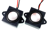 Two 28x32x15mm Megabass DCC Sound Speakers (8 ohm) - Roads And Rails