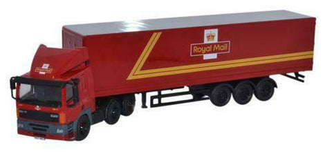 Oxford Diecast 1:76 DAF 85 2 Axle 40ft Box Trailer Royal Mail 76DAF001 - Roads And Rails