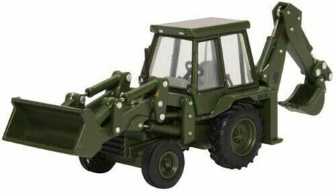 Oxford Diecast 1:76 JCB Backhoe Loader Military 76JCX002 - Roads And Rails