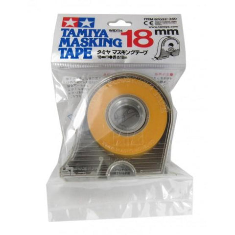 Tamiya Masking Tape Dispenser And Tape 18mm - Roads And Rails