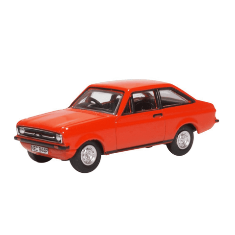 Oxford Diecast 1:76 Ford Escort Mk2 Tango Orange 76ESC001 - Roads And Rails